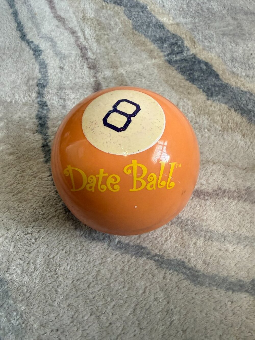 Vintage Pink Magic 8 Date Ball Toy